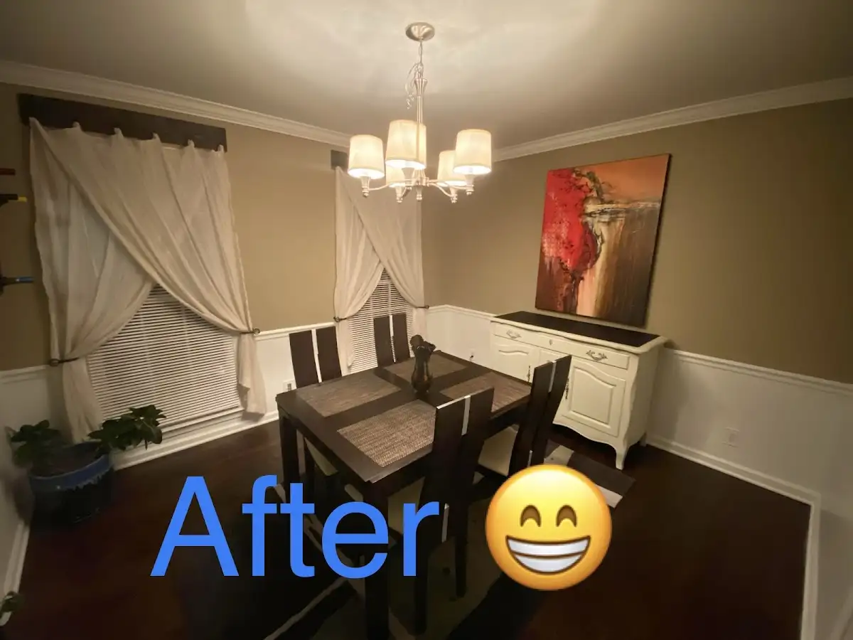 Professional dining room restoration after water damage in Natick