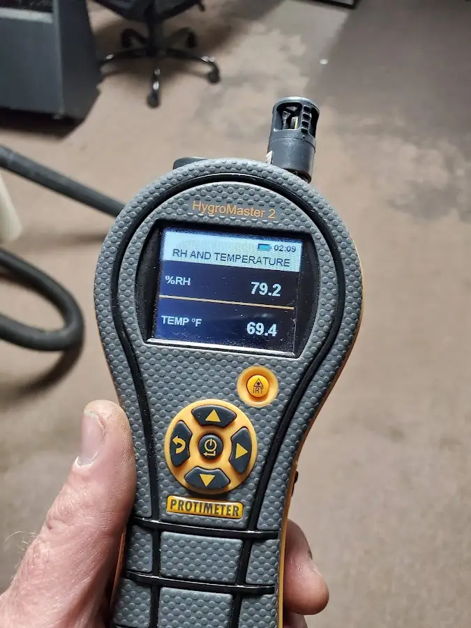 Moisture meter humidity assessment for Fire & Smoke Damage Restoration in Natick